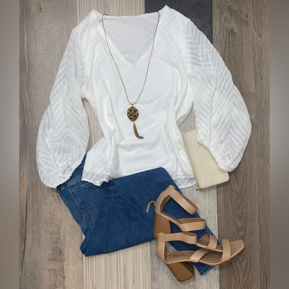 V neck blouse - Picture 1 of 4